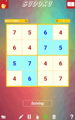 Sudoku android App screenshot 2